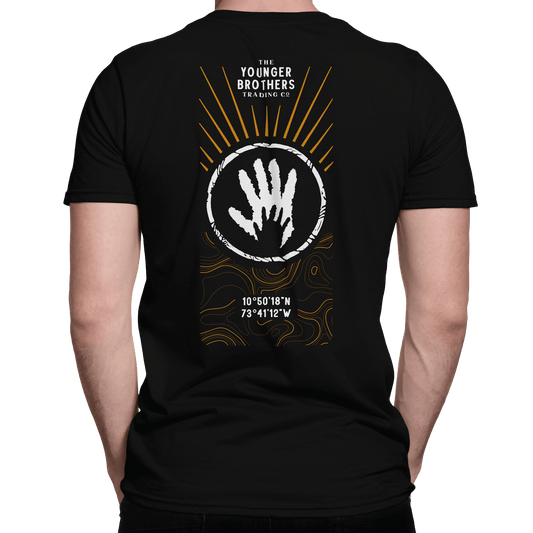 The Younger Brothers Premium T-Shirt, black, hands and rays